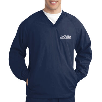Sport-Tek V Neck Raglan Wind Shirt Thumbnail