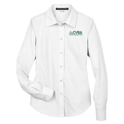 Devon & Jones Women's Crown Collection Broadcloth Woven Dress Shirt Thumbnail