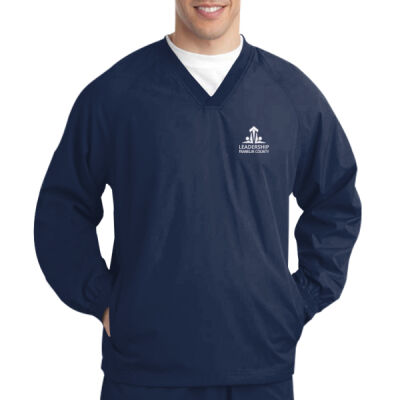Sport-Tek V Neck Raglan Wind Shirt Thumbnail