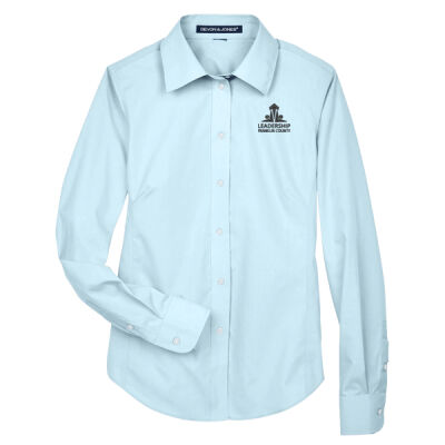 Devon & Jones Women's Crown Collection Broadcloth Woven Dress Shirt Thumbnail